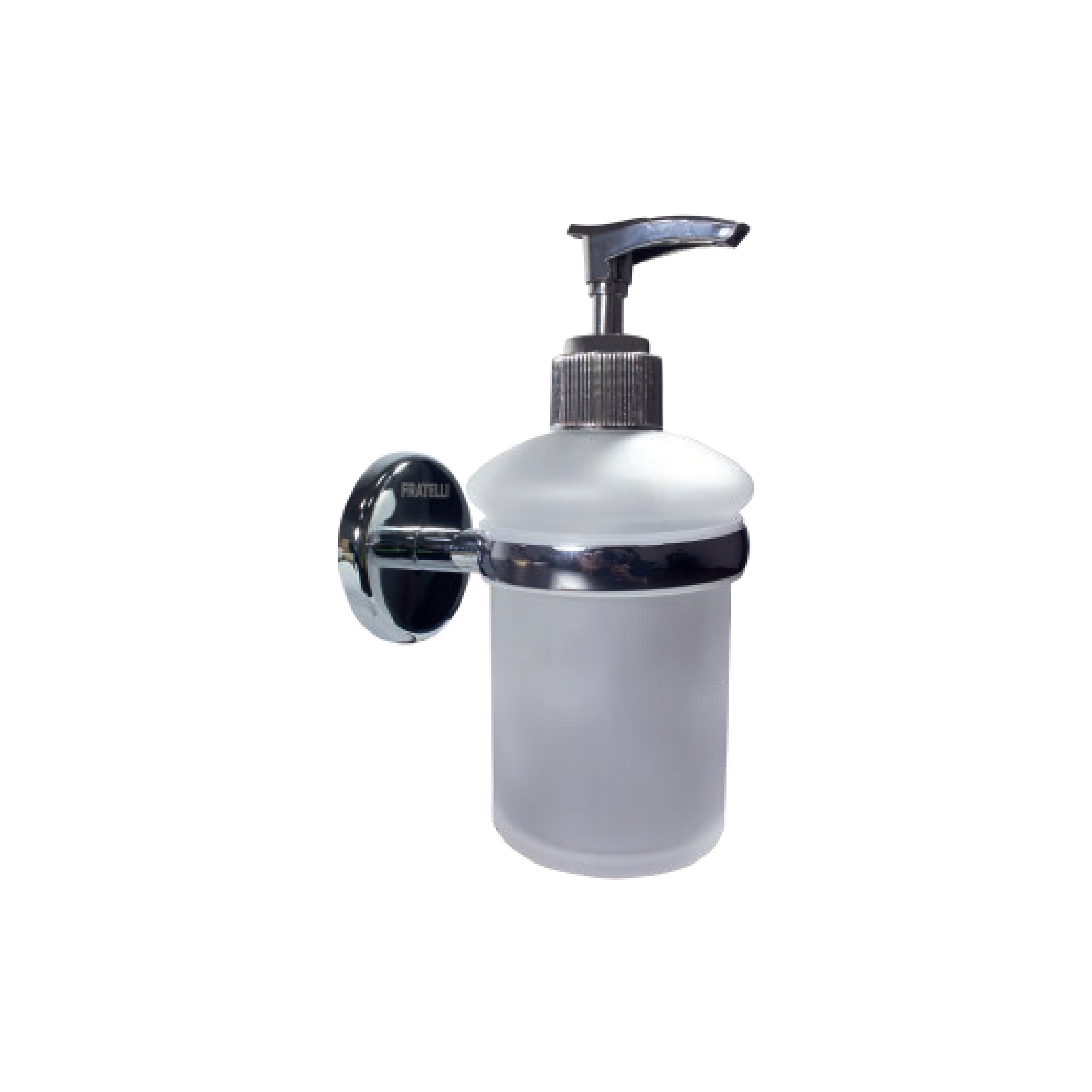 Jabonera Liquido 13979 Base Redonda Cromada - Fratelli